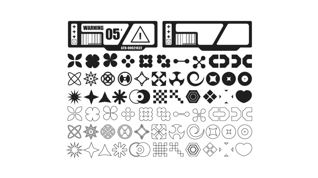 いろいろ使える!素材セット