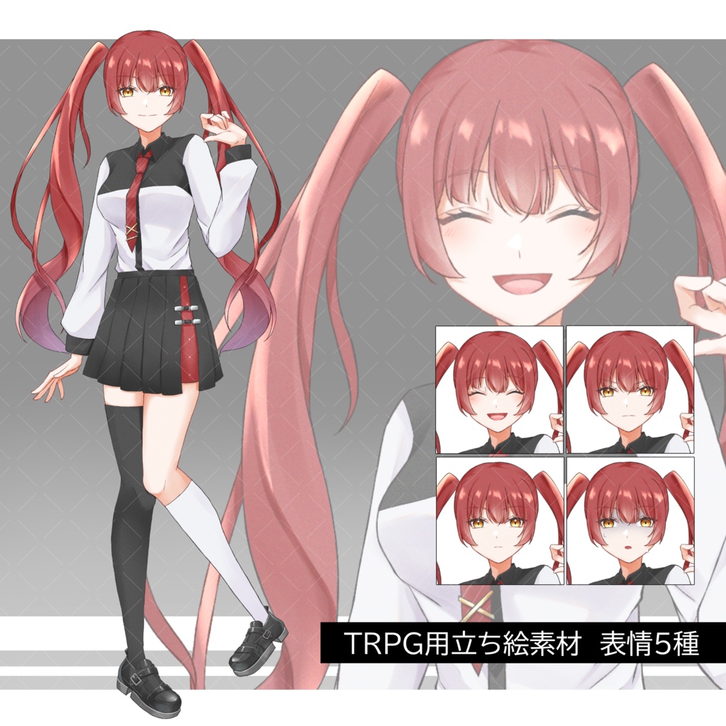 TRPG用立ち絵素材 02
