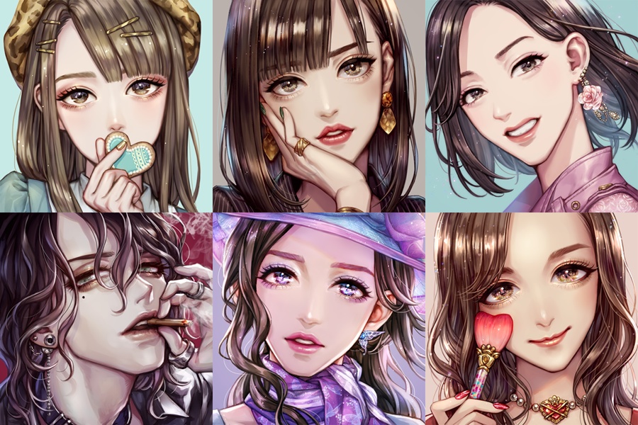 SNSアイコンイラスト制作