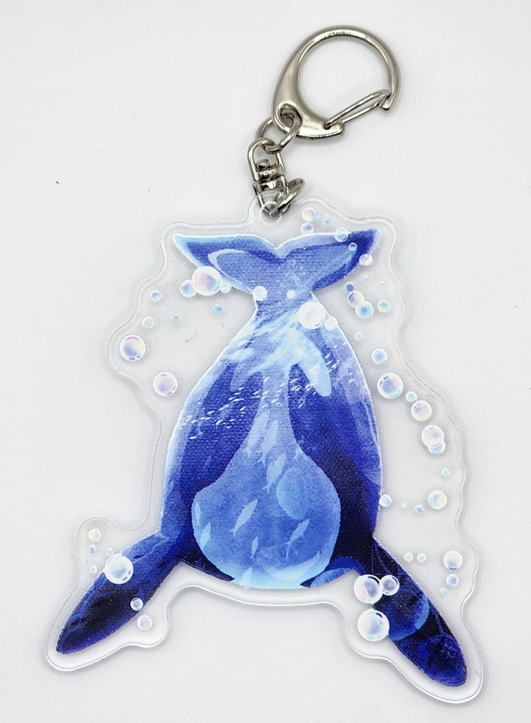 お尻もあるシャチのアクキー