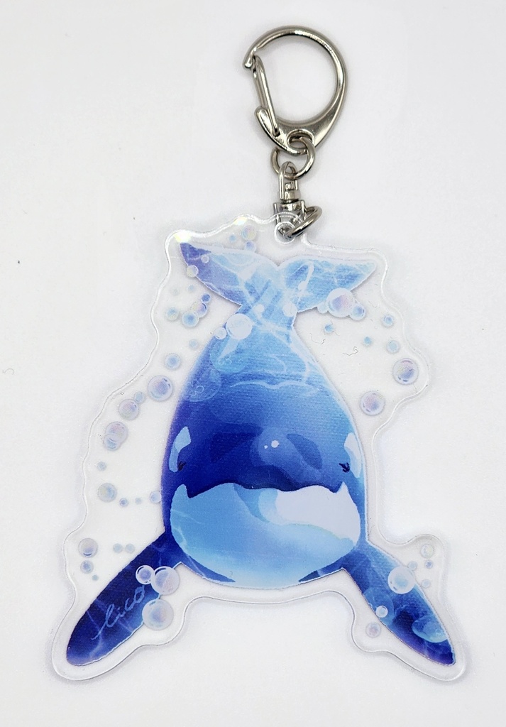 おしりシャチ シャボン玉アクキー