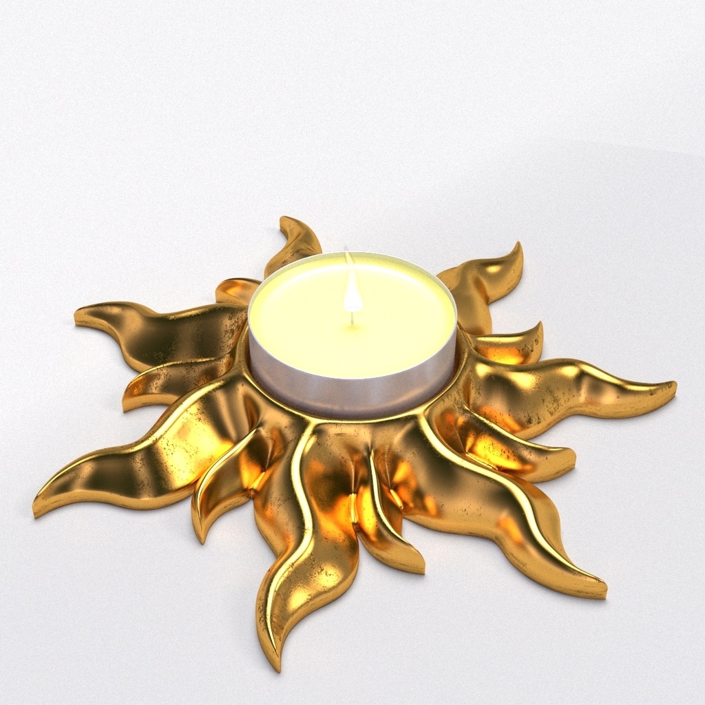 TANGLED SUN TEALIGHT HOLDER