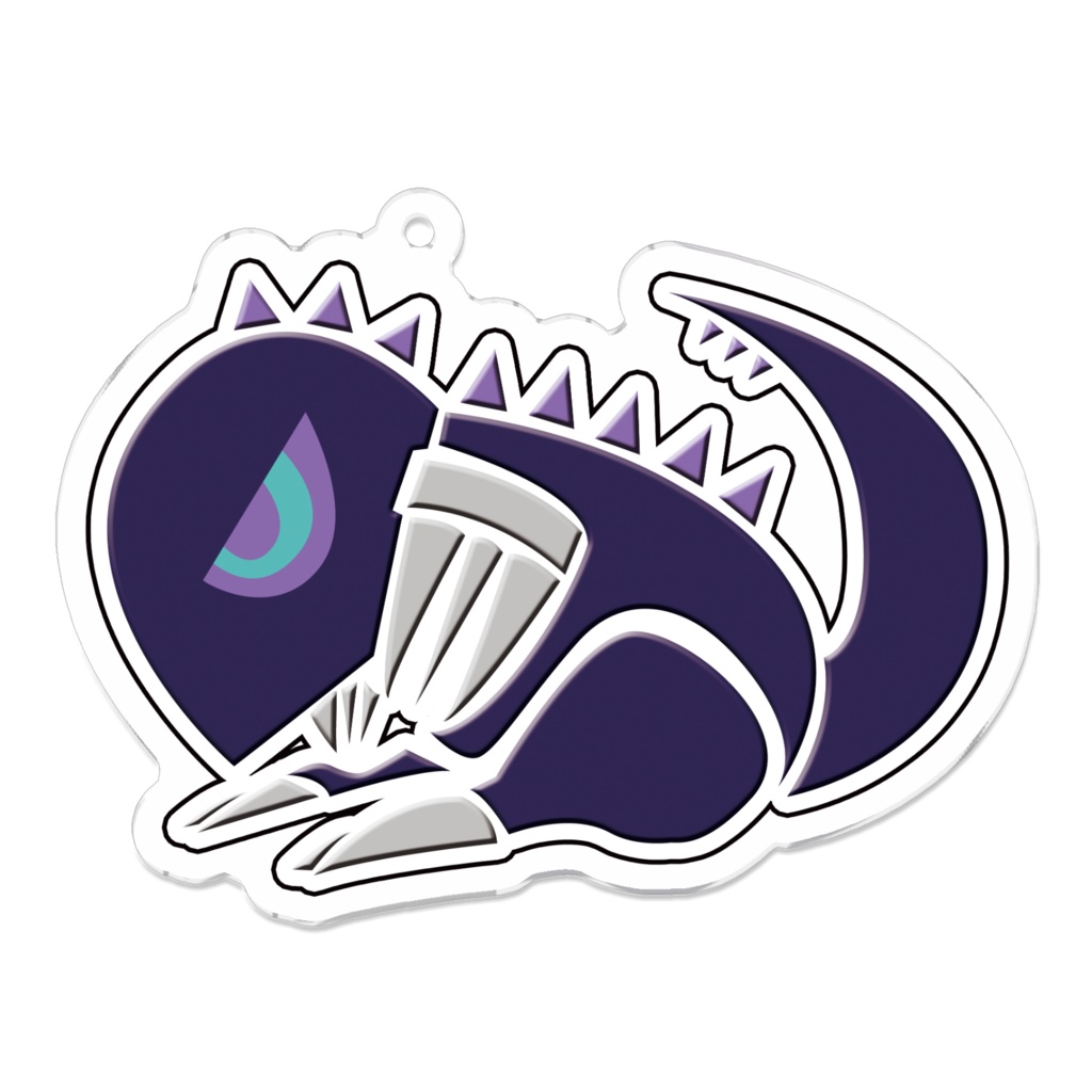 むらさきかいじゅうアクキー