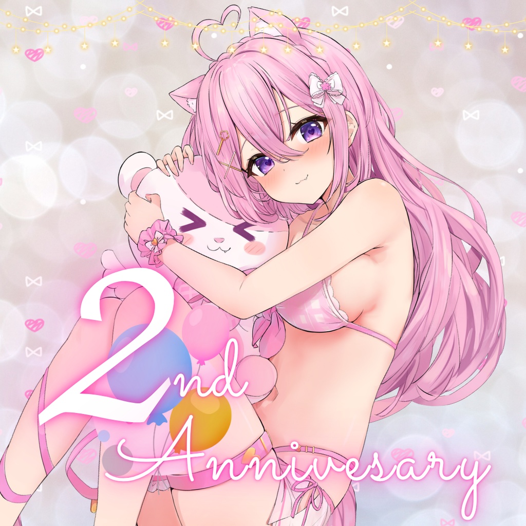 【完全受注生産】桃葉みりん🧸2周年記念グッズ【Vtuber】