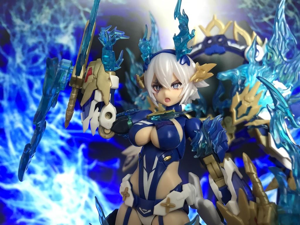 (K1)「CD君」皇巫 スサノヲ 蒼炎 表情顔パーツ完成品 メガミデバイス・コトブキヤ