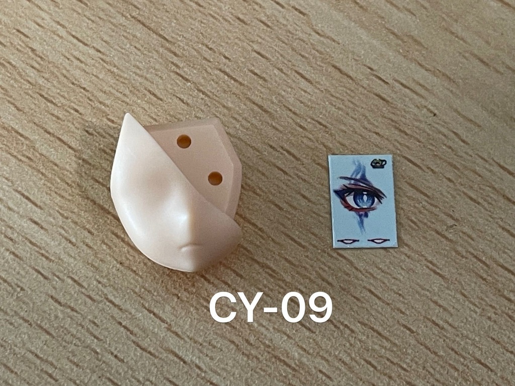 (K1)「CD君」皇巫 スサノヲ 蒼炎 表情顔パーツ完成品 メガミデバイス・コトブキヤ