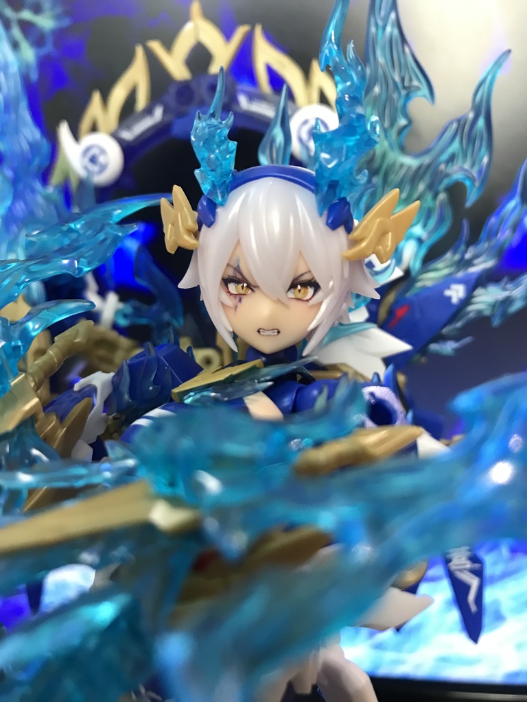 (K1)「CD君」皇巫 スサノヲ 蒼炎 表情顔パーツ完成品 メガミデバイス・コトブキヤ