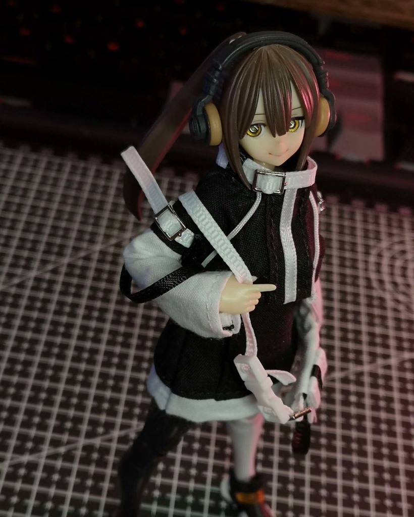 (W5)「1/12・ドール服」パーカー・メガミデバイス
