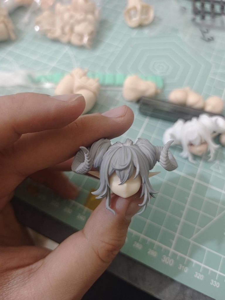 (X6)「XP肉改」悠久天塔紀元・龍姫ナワNaeva・頭/髪パーツ・メガミデバイス