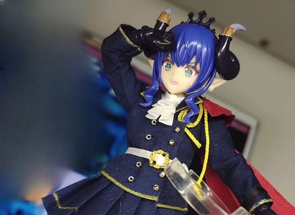 (W9)「1/12・ドール服」指揮服・メガミデバイス