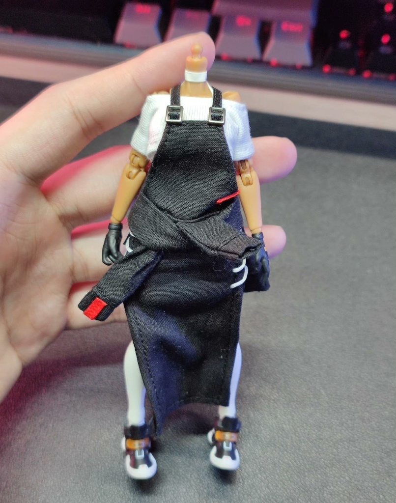 (W10)「1/12・ドール服」エプロンセット