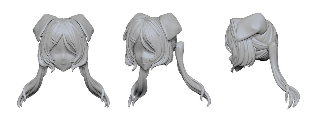 (X1)「XP肉改」獣耳楽園・髪パーツ・メガミデバイス