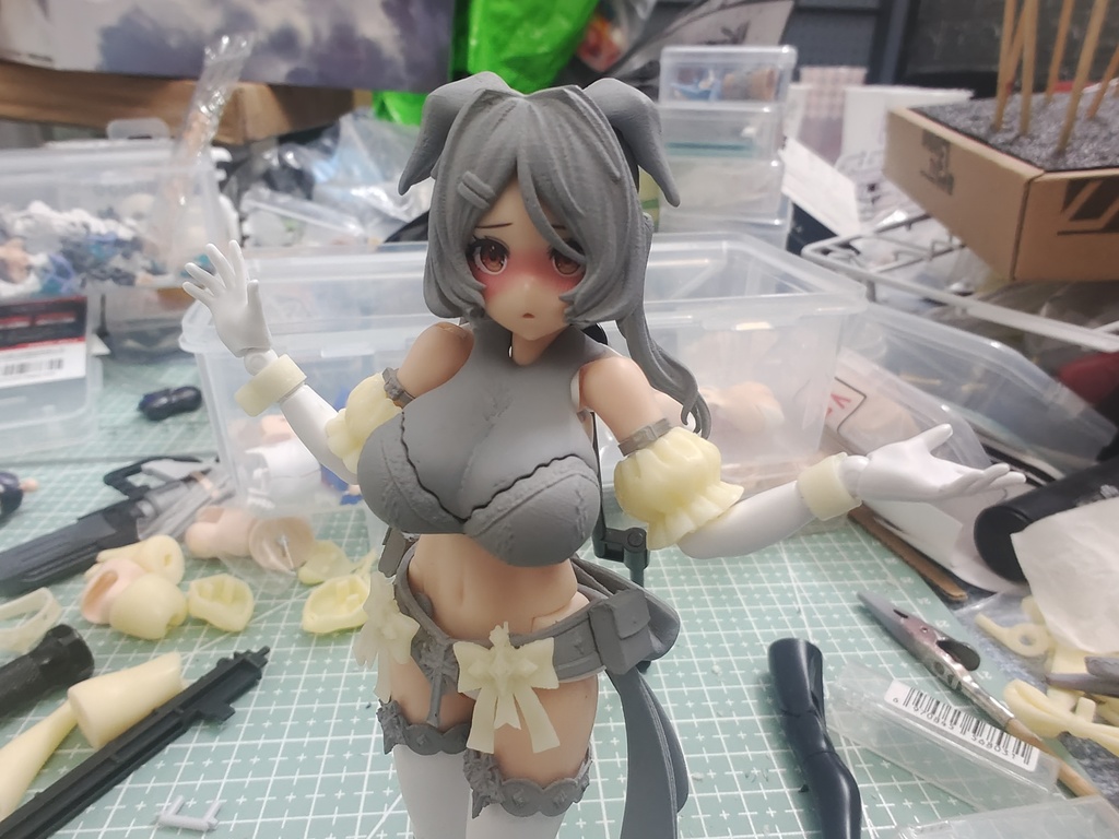 (X1)「XP肉改」獣耳楽園・髪パーツ・メガミデバイス