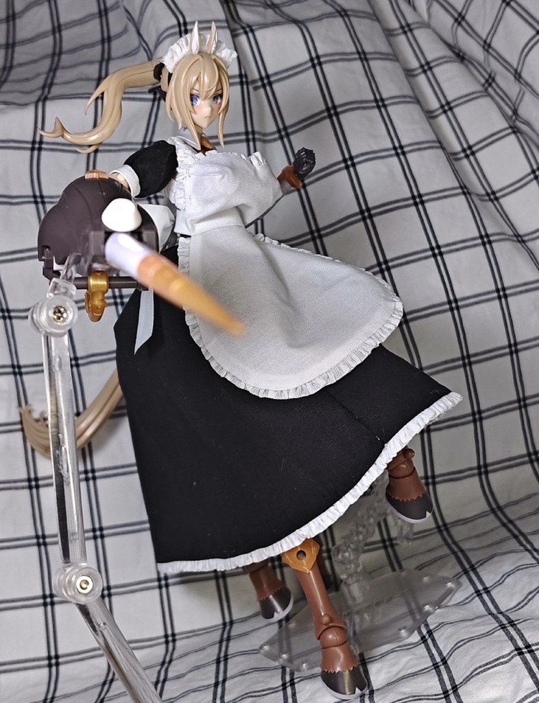 (W2)「1/12・ドール服」ウマ・メイド服