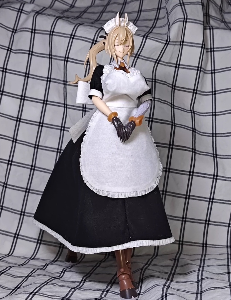 (W2)「1/12・ドール服」ウマ・メイド服