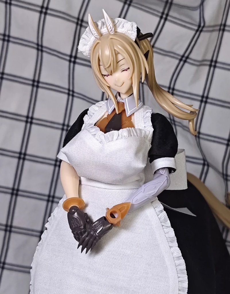 (W2)「1/12・ドール服」ウマ・メイド服