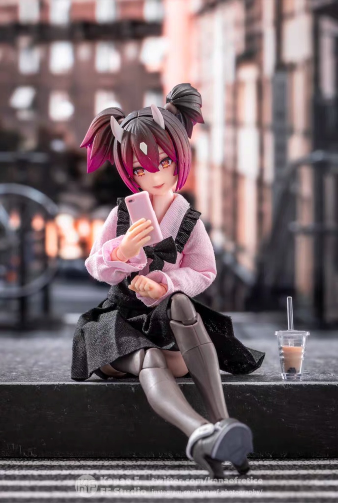 （W1）「1/12・ドール服」地雷系スカート