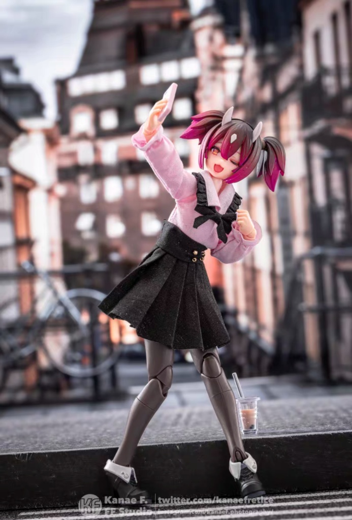 （W1）「1/12・ドール服」地雷系スカート