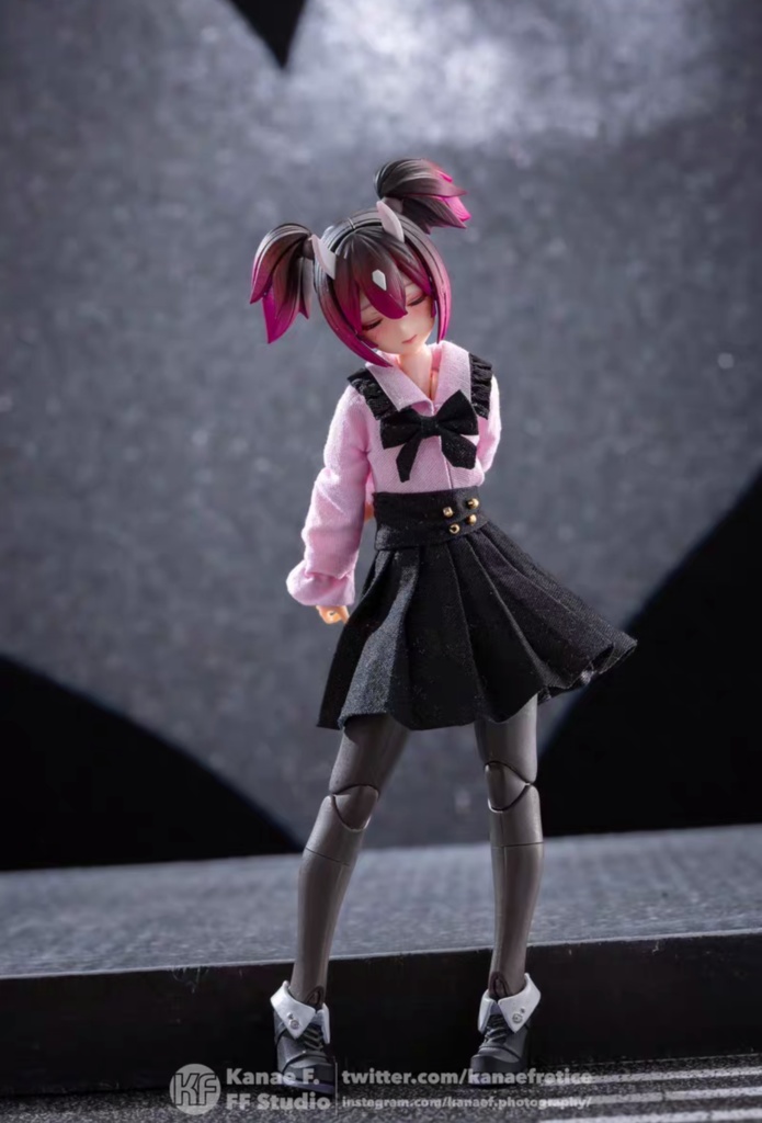 （W1）「1/12・ドール服」地雷系スカート