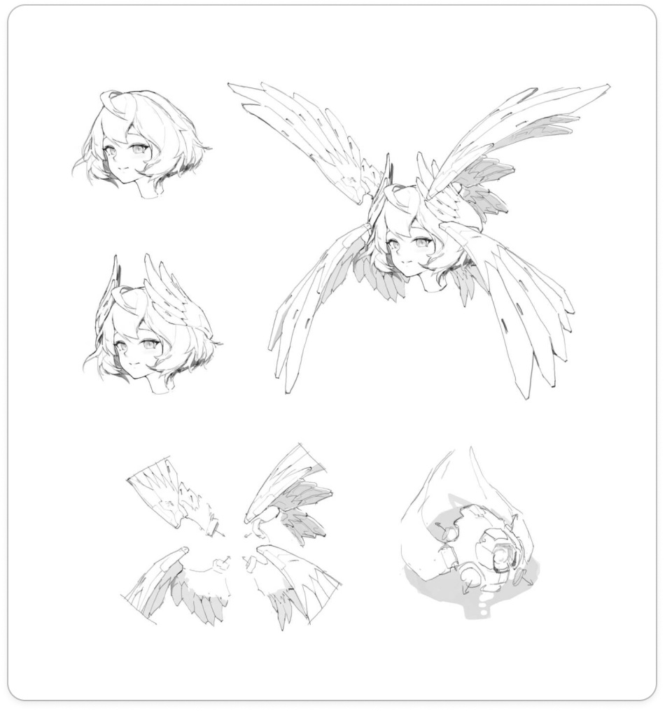 セーレン・頭パーツ・メガミデバイ