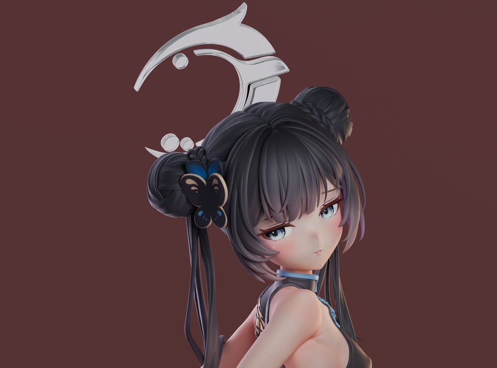 【二次販売】竜華キサキ・ガレージキット・ブルーアーカイブ