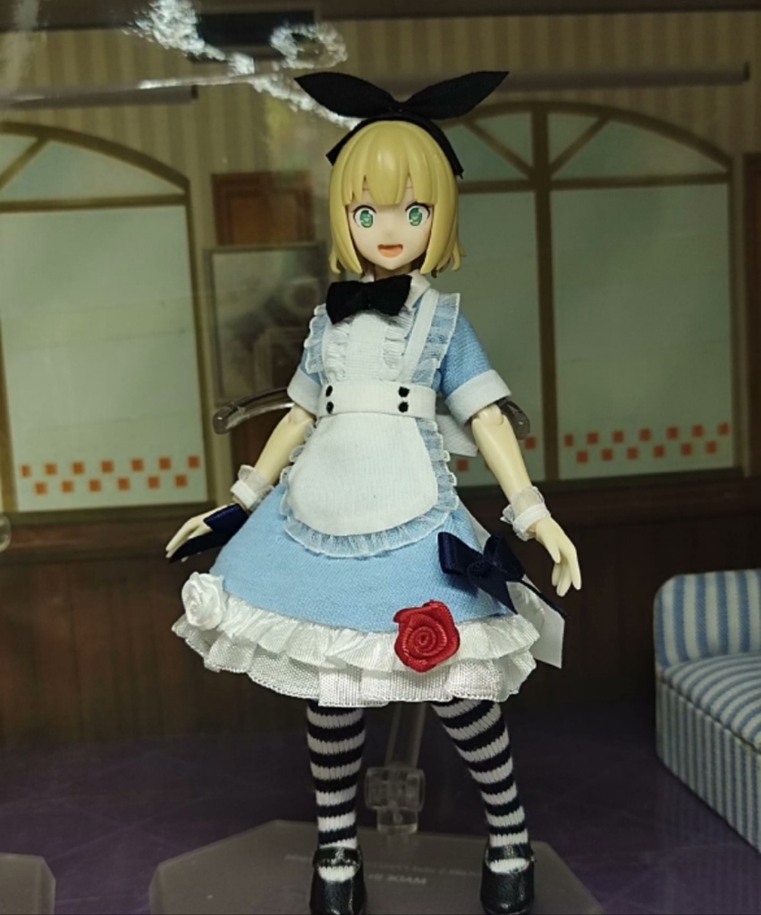 「1/12・ドール服」アリスワンピース・メガミデバイス