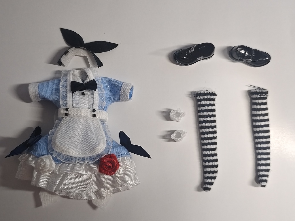 「1/12・ドール服」アリスワンピース・メガミデバイス