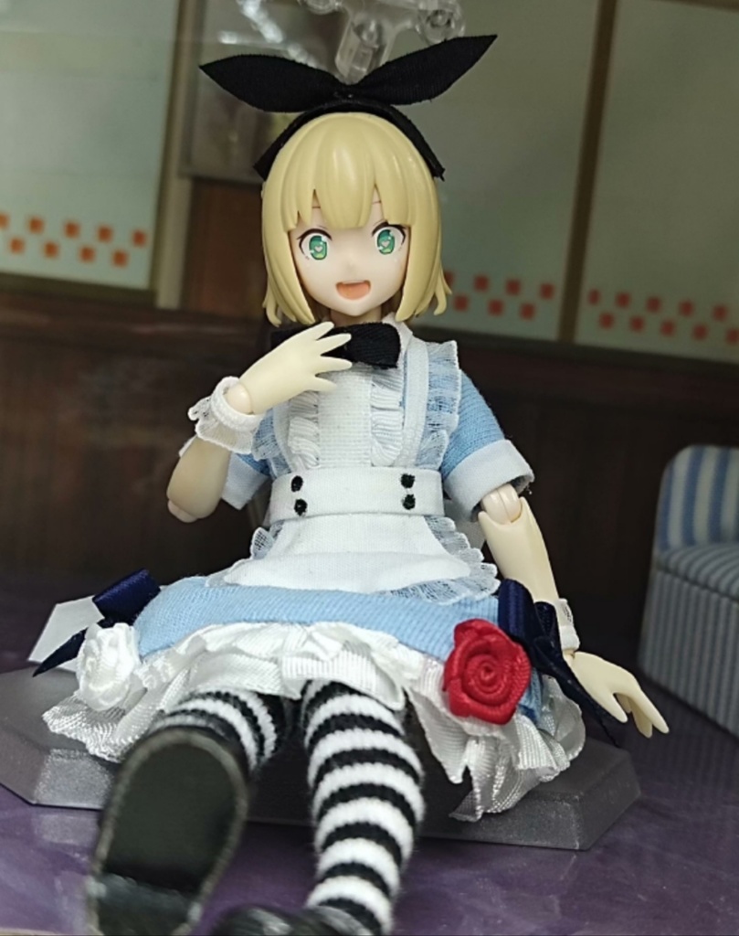 「1/12・ドール服」アリスワンピース・メガミデバイス