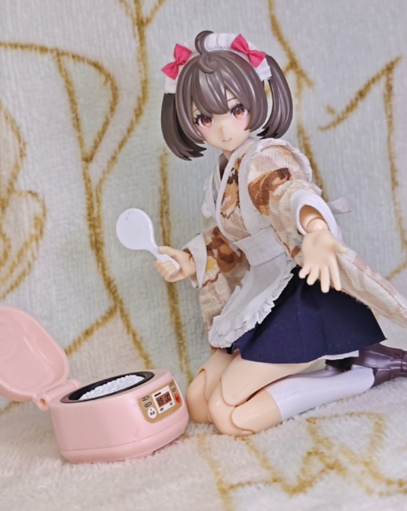 「1/12・ドール服」和風メイド・メガミデバイス