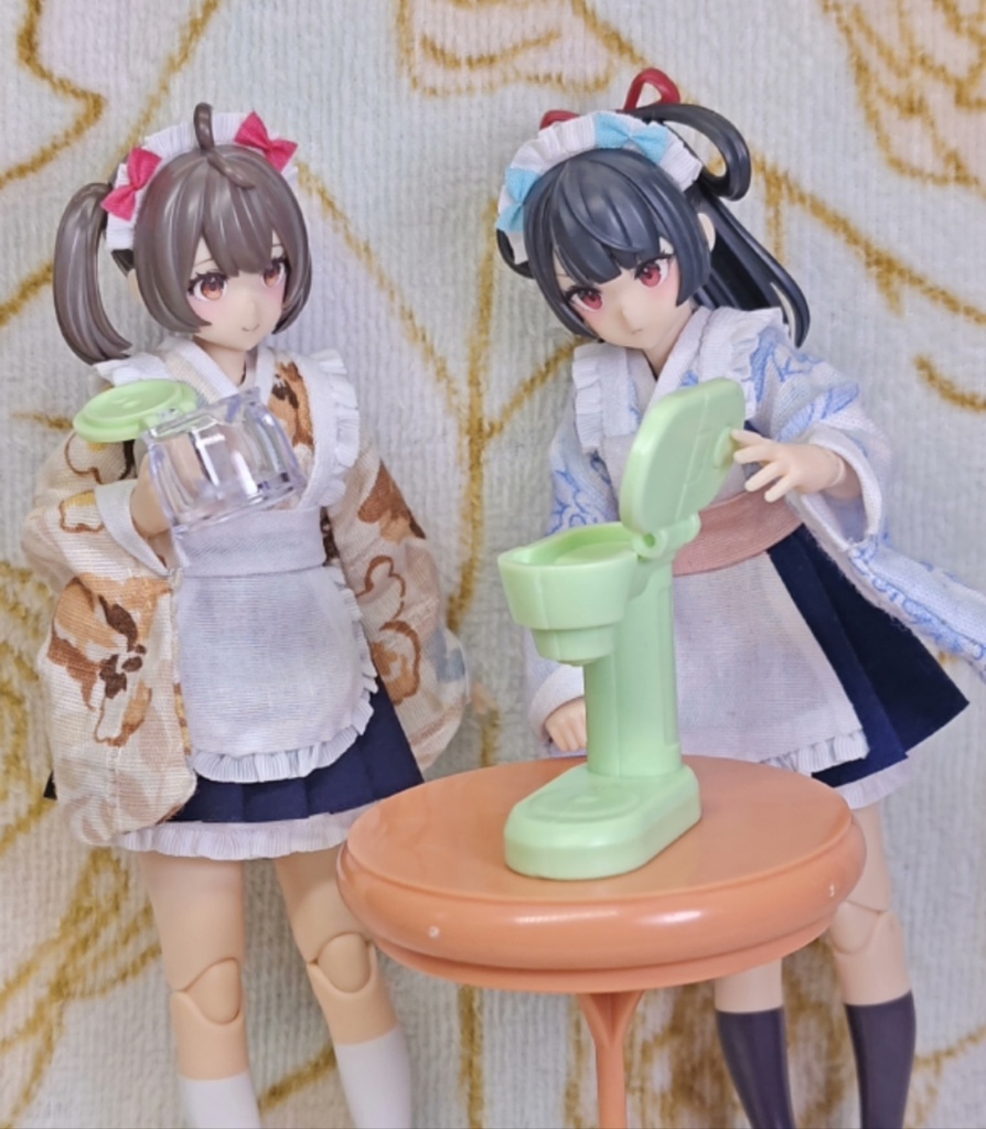 「1/12・ドール服」和風メイド・メガミデバイス