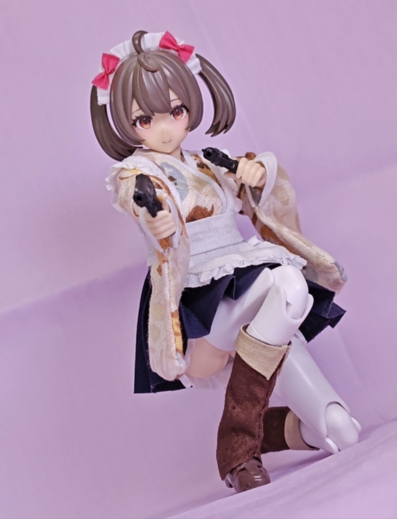 「1/12・ドール服」和風メイド・メガミデバイス