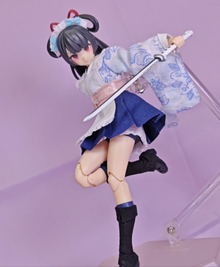 「1/12・ドール服」和風メイド・メガミデバイス