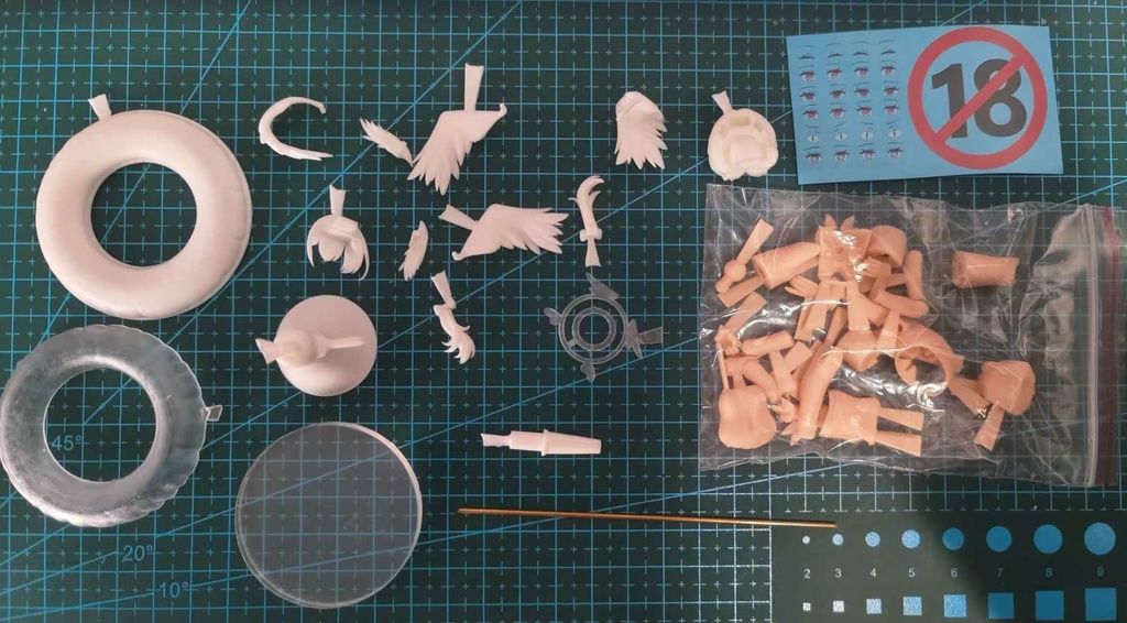 コハル・1/12・可動キット・ブルーアーカイブ