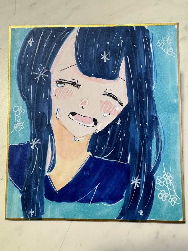 ミニ色紙イラスト