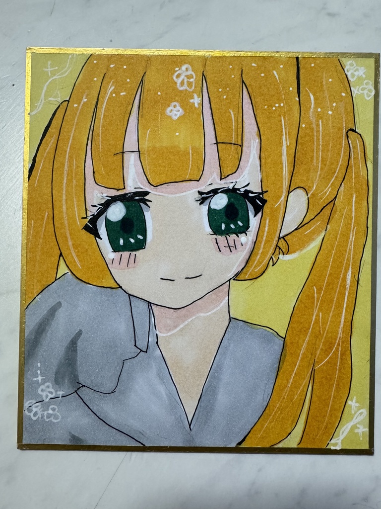 ミニ色紙イラスト