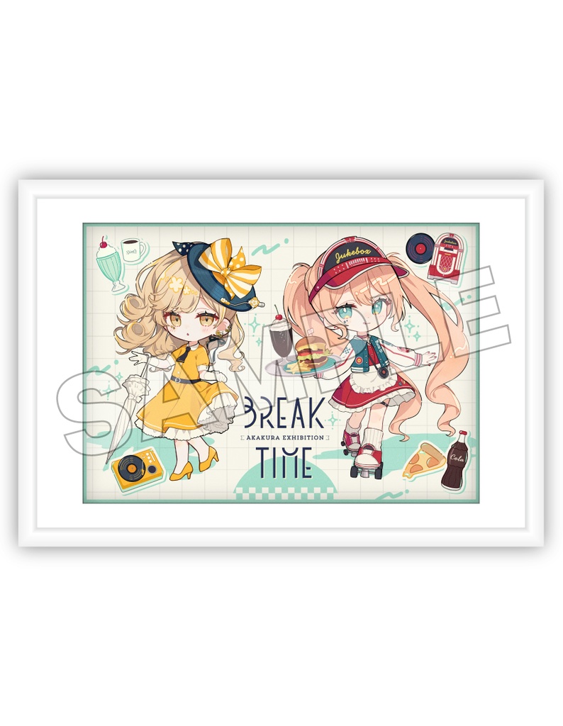 BREAK TIME 複製画05 描き下ろし E