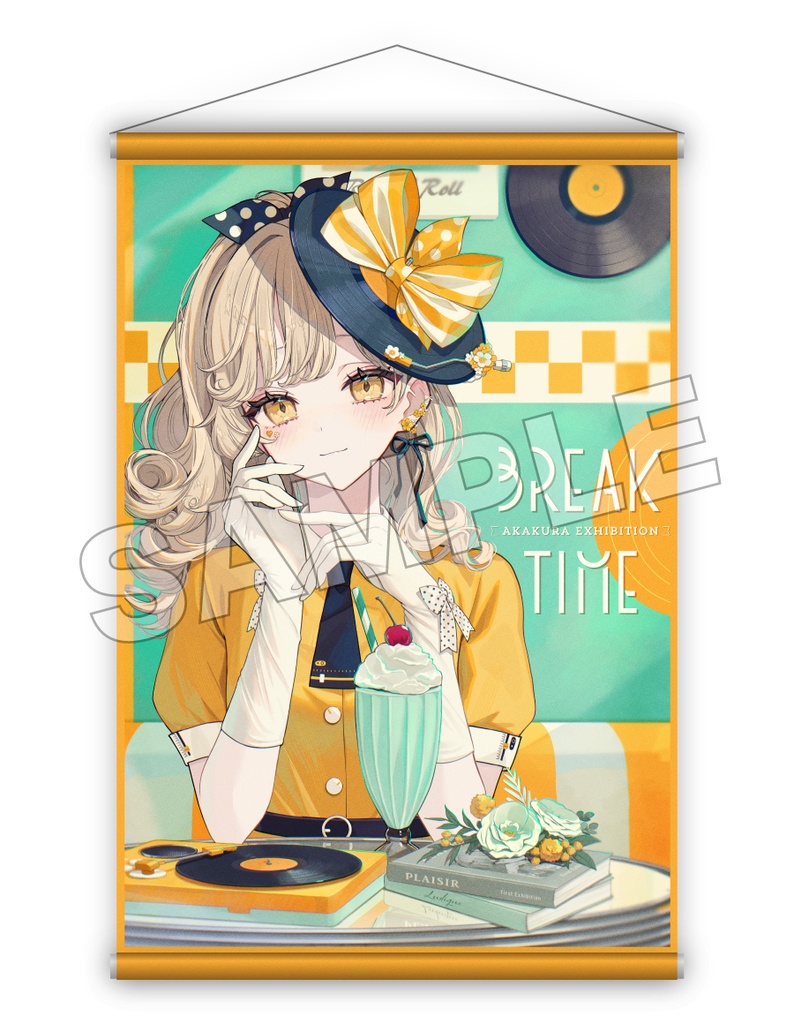 BREAK TIME タペストリー01 描き下ろし A