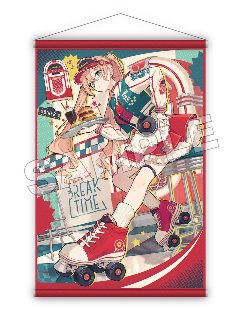 BREAK TIME タペストリー02 描き下ろし B