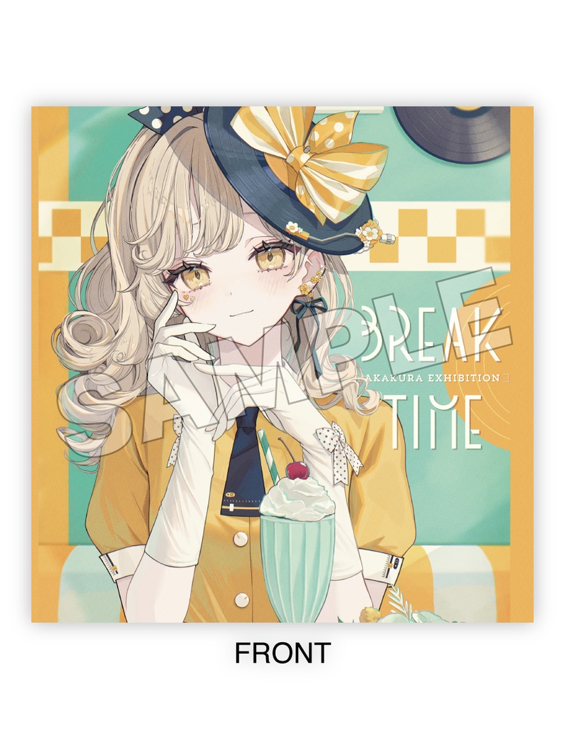 BREAK TIME レコードコースター01 BREAK TIME A