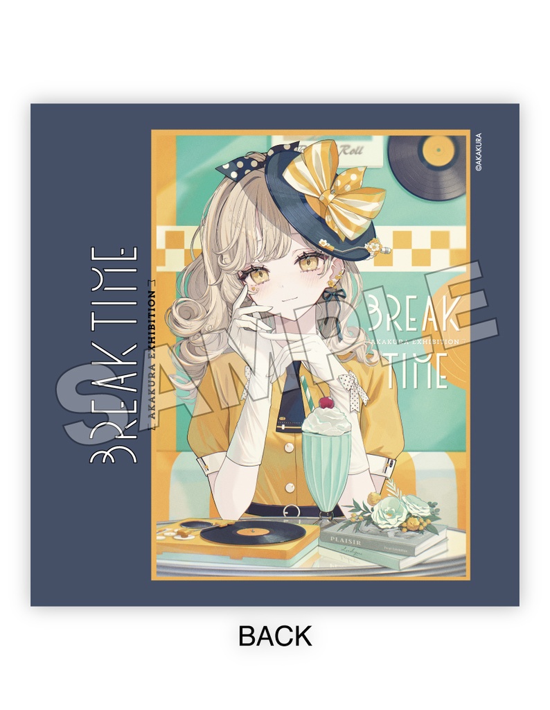 BREAK TIME レコードコースター01 BREAK TIME A