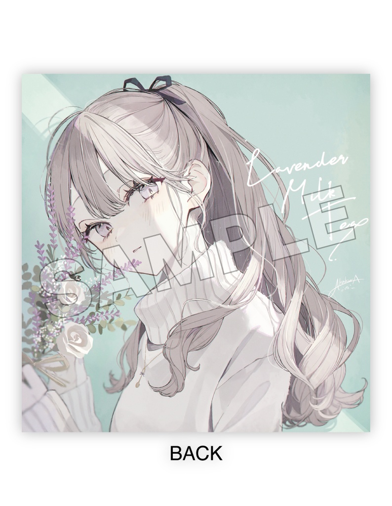 BREAK TIME レコードコースター03 milk tea