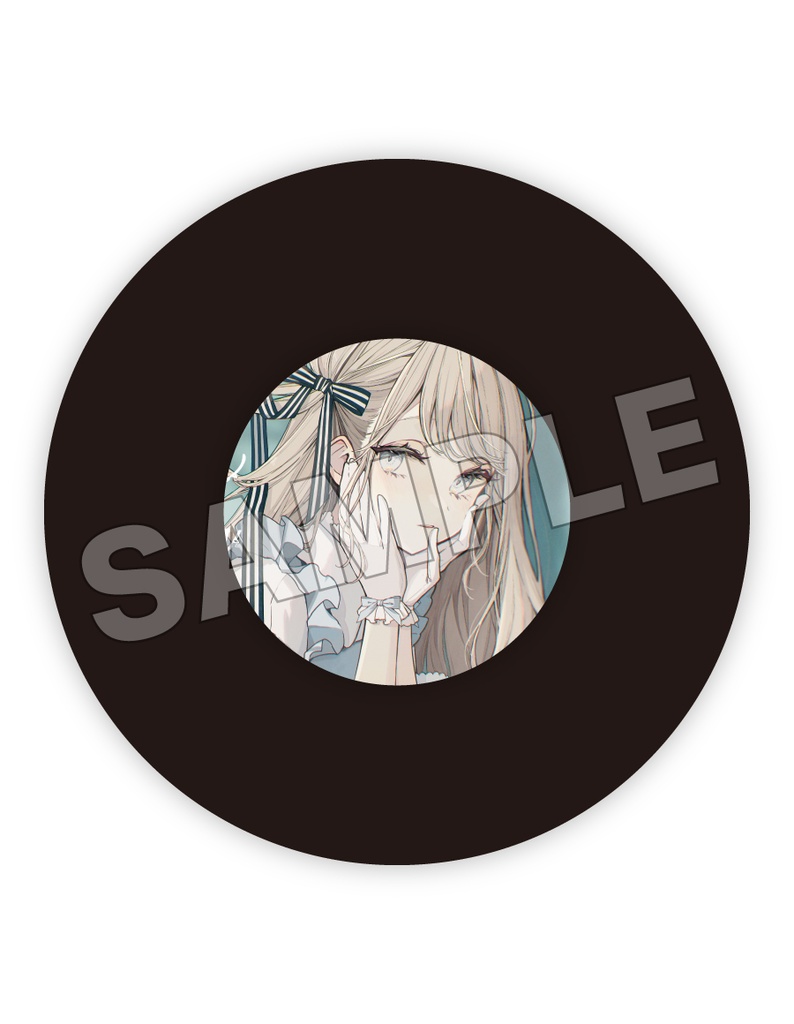 BREAK TIME レコードコースター03 milk tea