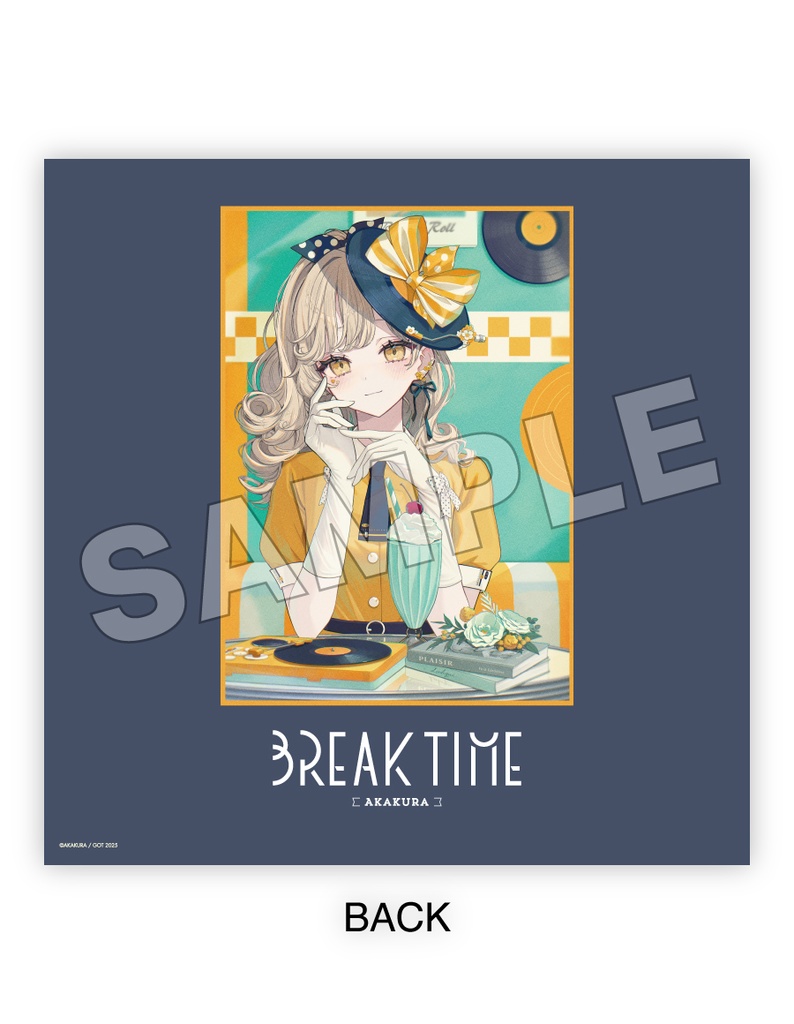 BREAK TIME フェイクレコードジャケット01BREAK TIME A