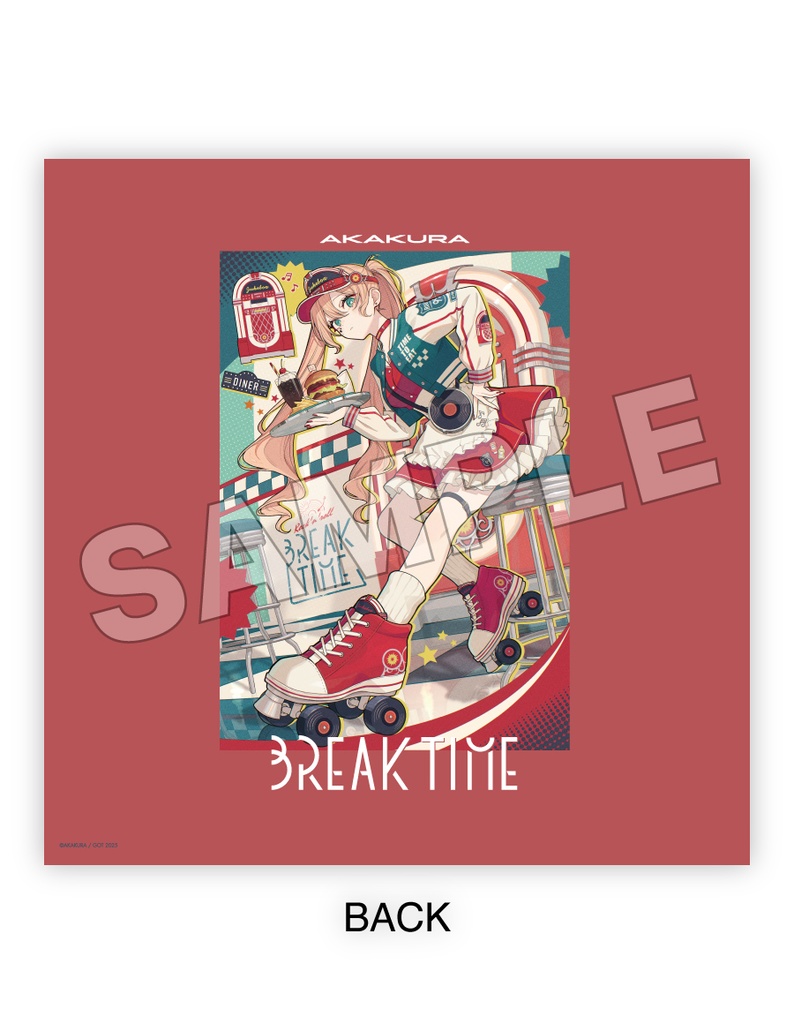 BREAK TIME フェイクレコードジャケット02BREAK TIME B