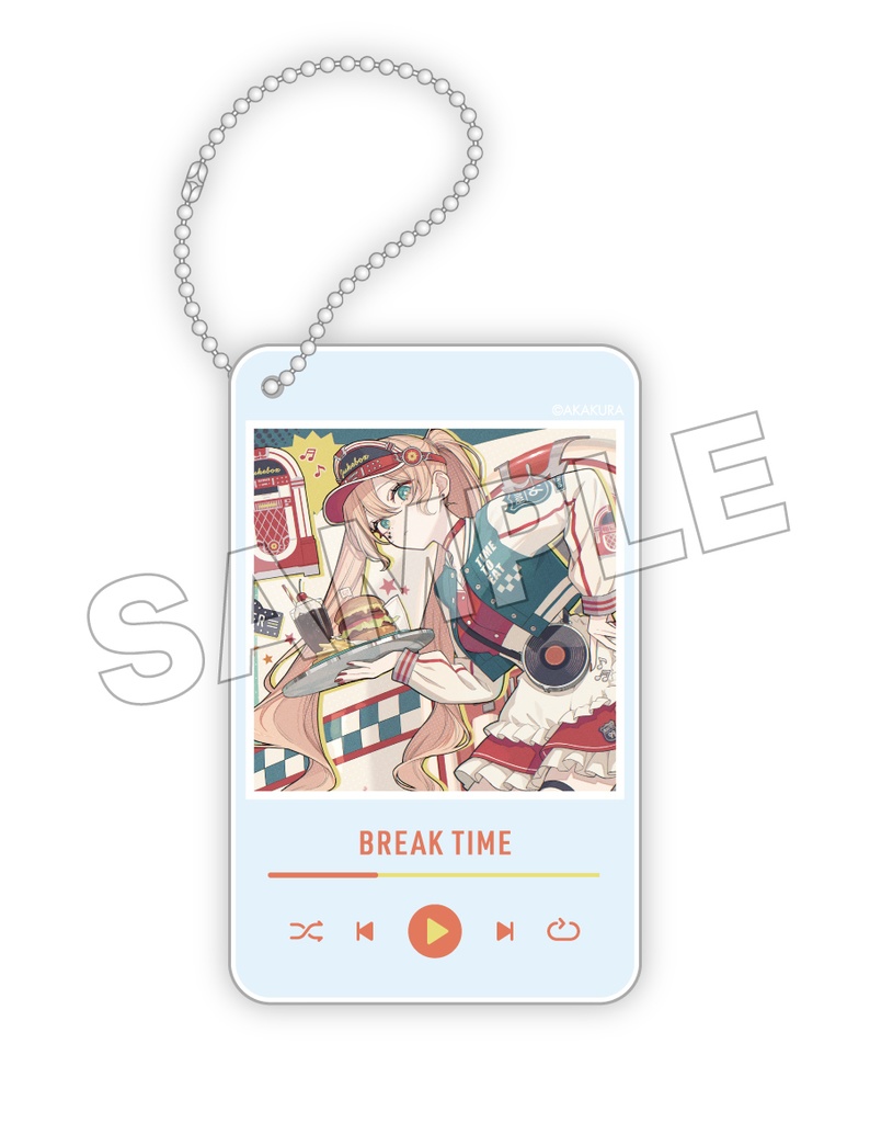 BREAK TIME アクリルドミノキーホルダー02 BREAK TIME B