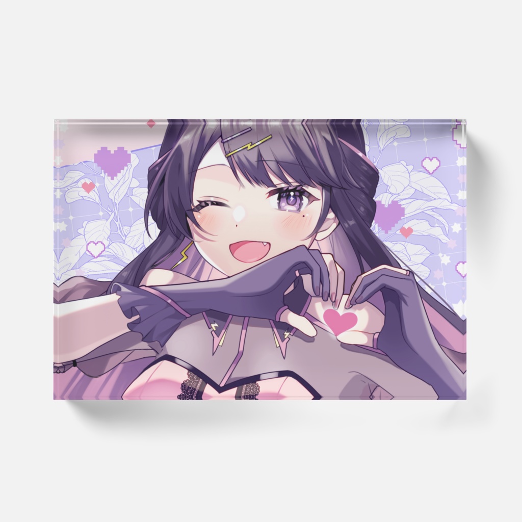 2周年イラストアクリルブロック