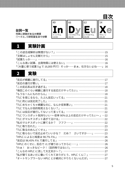 創作に使える! 有機化学者が言いそうな台詞辞典
