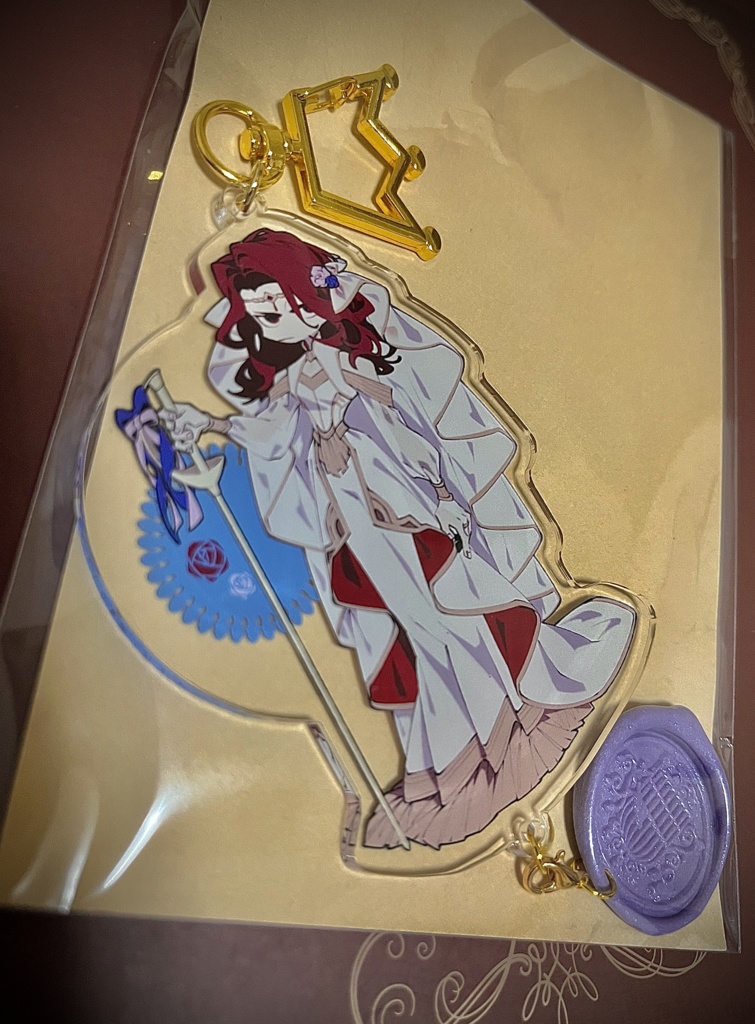 女装陛下【ブライダルアクキー(チャーム付)】