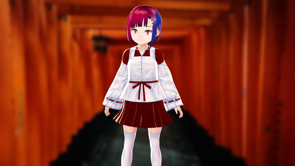 【Vroid用】狩衣風【巫狗ちゃん】