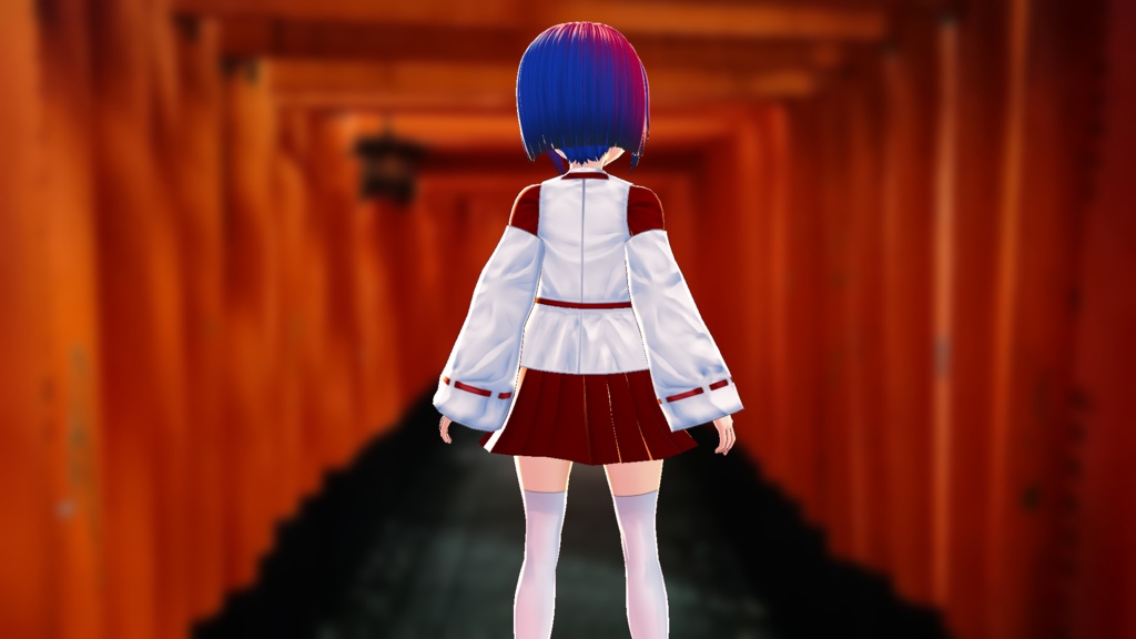 【Vroid用】狩衣風【巫狗ちゃん】